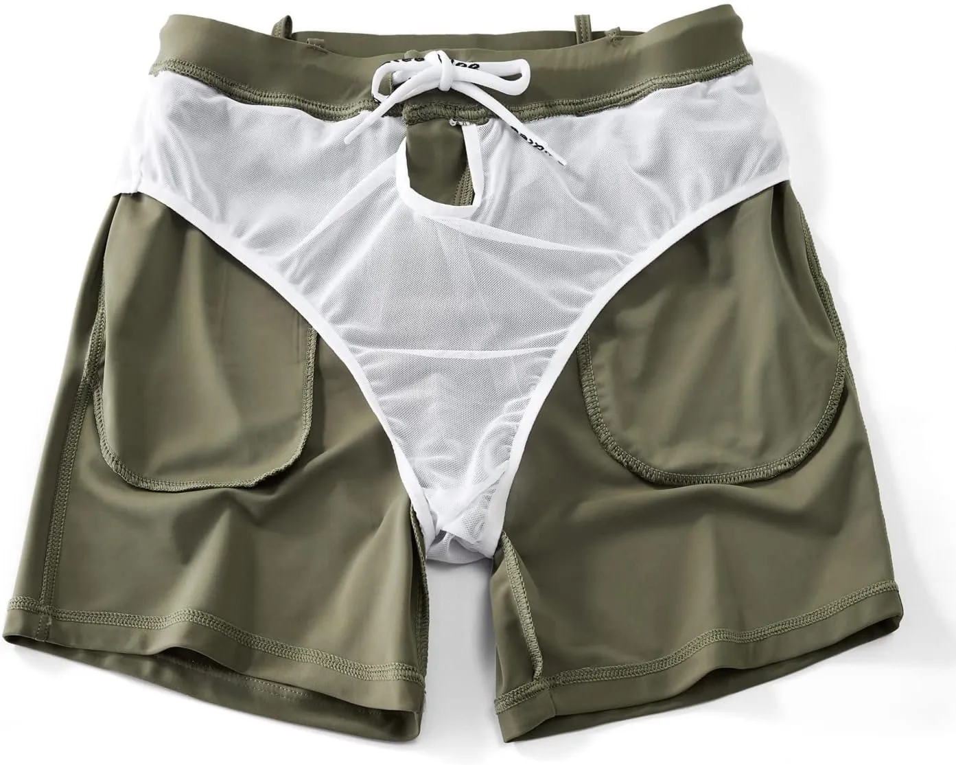 Taddlee Swimwear Men Swimsuits Square Cut Swimming Boxer Briefs Bikini Trunks