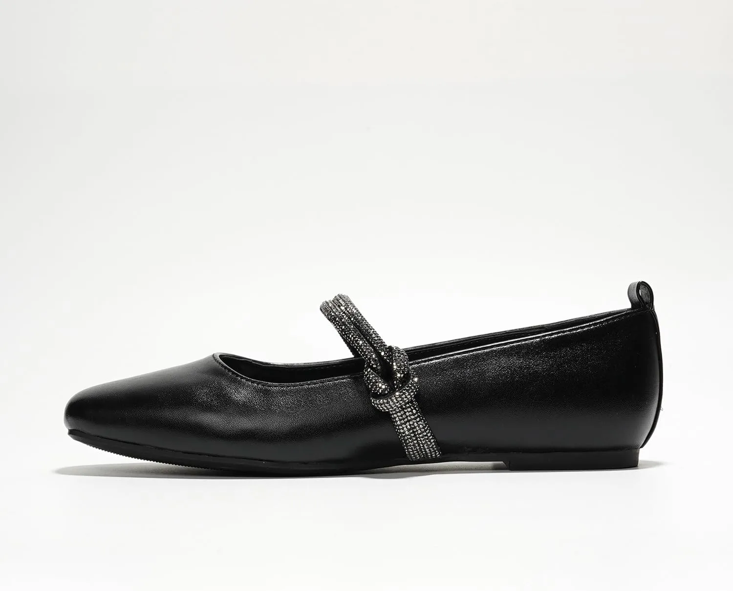 Tammy Cape Robbin Ballet Flats - Comfortable Rhinestone Dressy Shoes