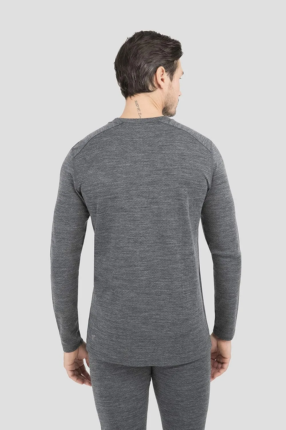 Terramar Men's Ultra Merino Long Sleeve Crew Top