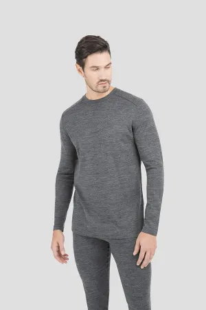 Terramar Men's Ultra Merino Long Sleeve Crew Top