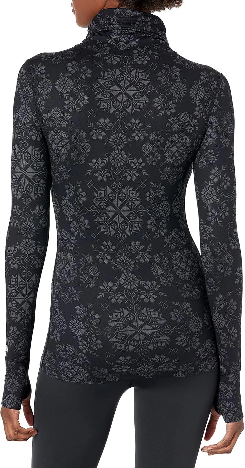Terramar Women's Cloud Nine 4-Way Stretch Brushed Turtle Neck