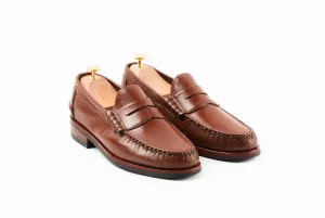 The Grand Penny Loafers - Chestnut Brown