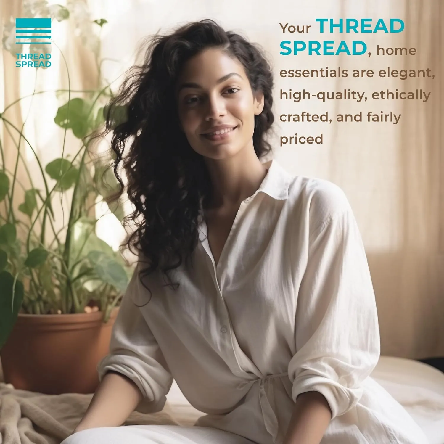 THREAD SPREAD 100% Egyptian Cotton Sheets Twin Size Bed Set - 3 PC 800 High Thread Count Egyptian Cotton Twin Sheet Set (Light Blue) Soft, Cooling, 16" Deep Pocket Sateen Weave Luxury Hotel Bedsheet