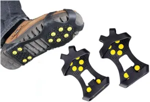Toasis Ice Grips Snow Spike Crampons Traction Cleats Stud Grippers for Shoe Boot