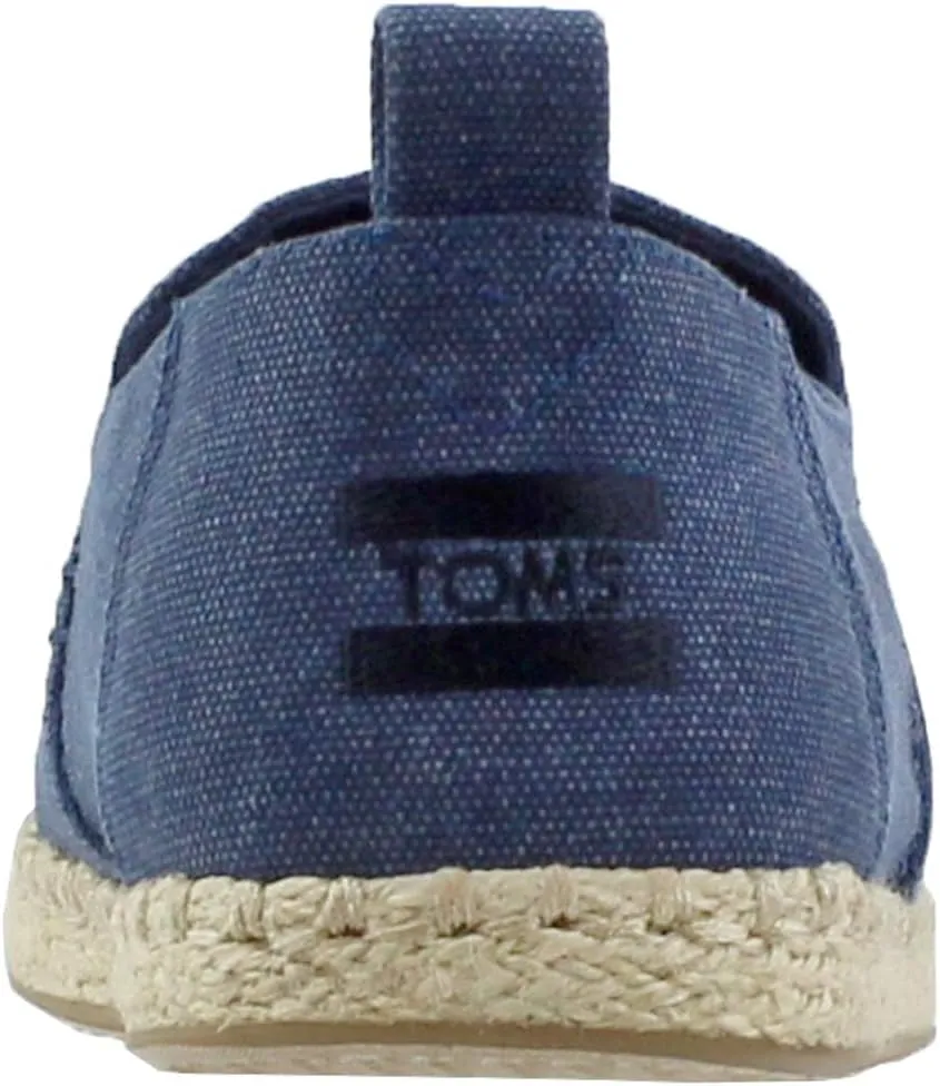 TOMS Mens Deconstructed Alpargata Rope Slip On Sneakers Shoes Casual - Blue