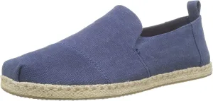 TOMS Mens Deconstructed Alpargata Rope Slip On Sneakers Shoes Casual - Blue