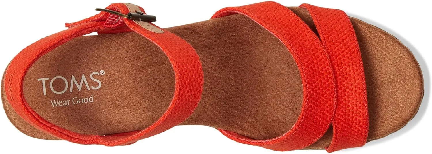 TOMS Women's Audrey Espadrille Wedge Sandal