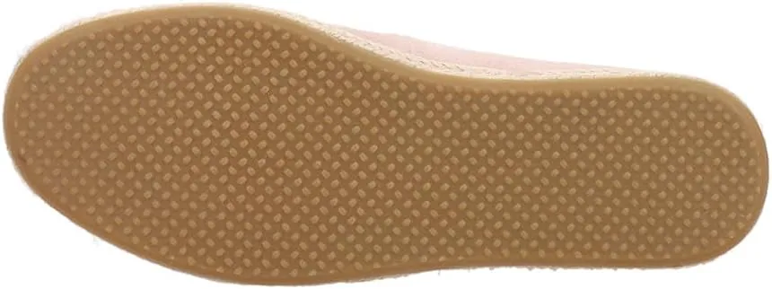 TOMS Womens Carolina Suede Espadrille Slip On Flats Casual - Pink