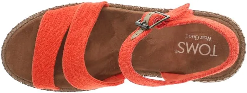 TOMS Women's Darya Espadrille Wedge Sandal