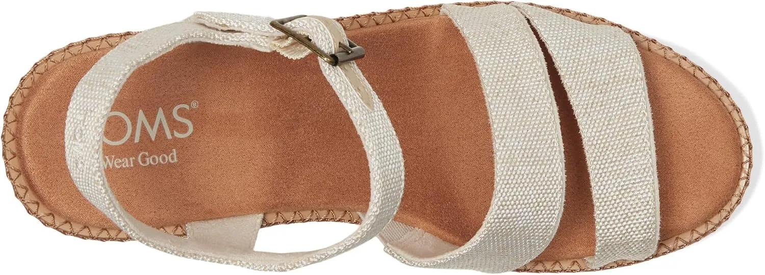 TOMS Women's Darya Espadrille Wedge Sandal