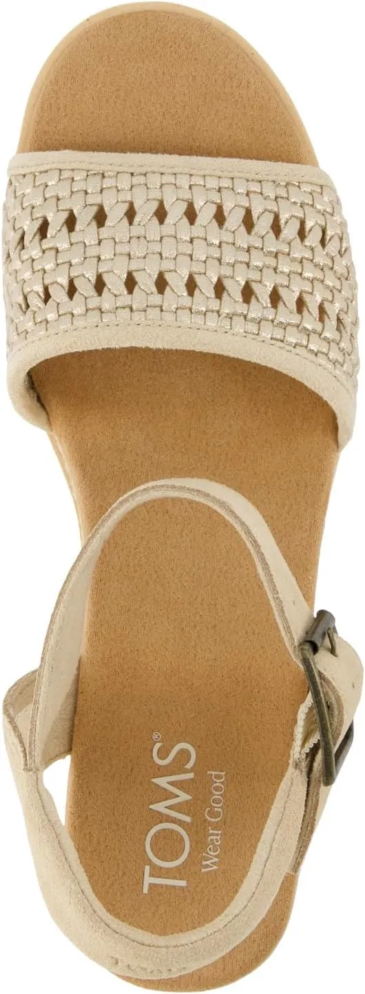 TOMS Women's Dianasandt P Espadrille Wedge Sandal