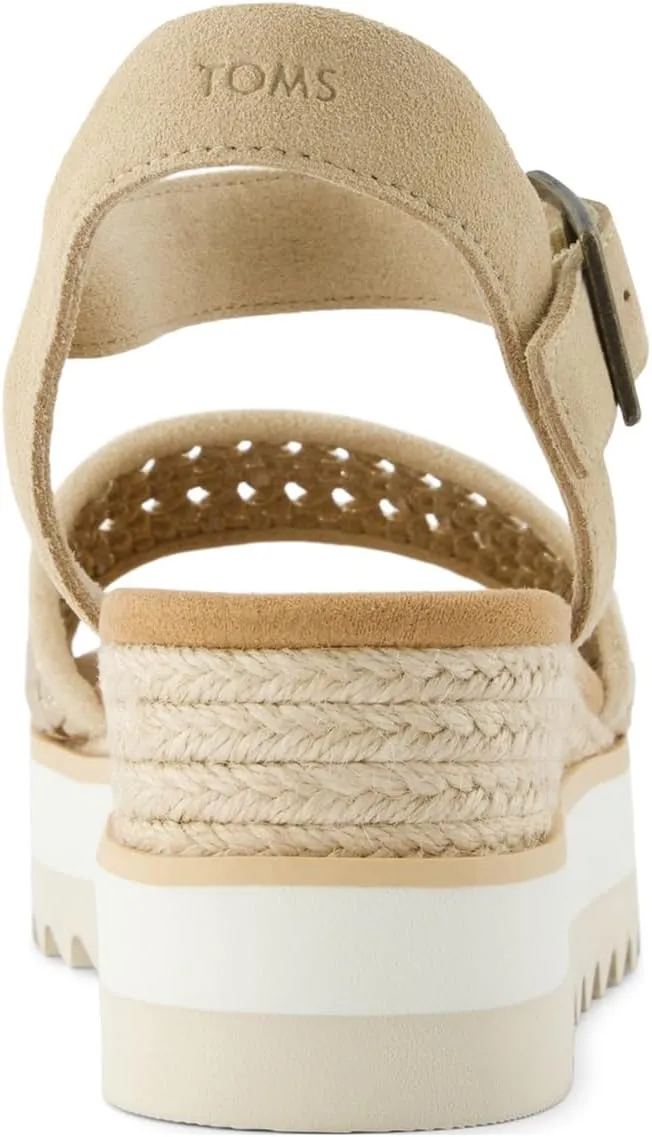 TOMS Women's Dianasandt P Espadrille Wedge Sandal
