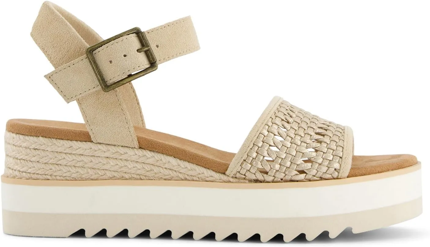TOMS Women's Dianasandt P Espadrille Wedge Sandal