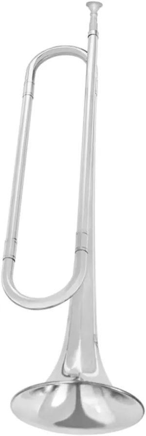 Trumpet for Beginners b Flat Tuning Early Musical Education Toy Student Wind Instrument Silver