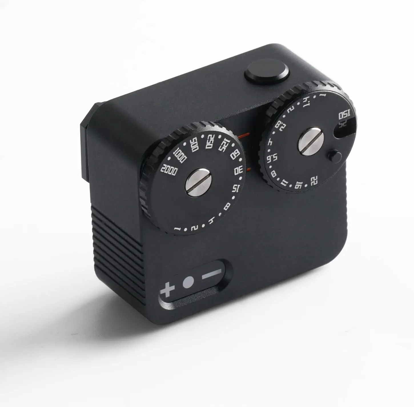 TTARTISAN Light Meter II Two Dial to Adjust ISO Compatible with Cold Shoe Mount for Speed ISO Photography (Black)