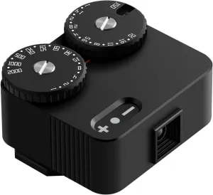 TTARTISAN Light Meter II Two Dial to Adjust ISO Compatible with Cold Shoe Mount for Speed ISO Photography (Black)
