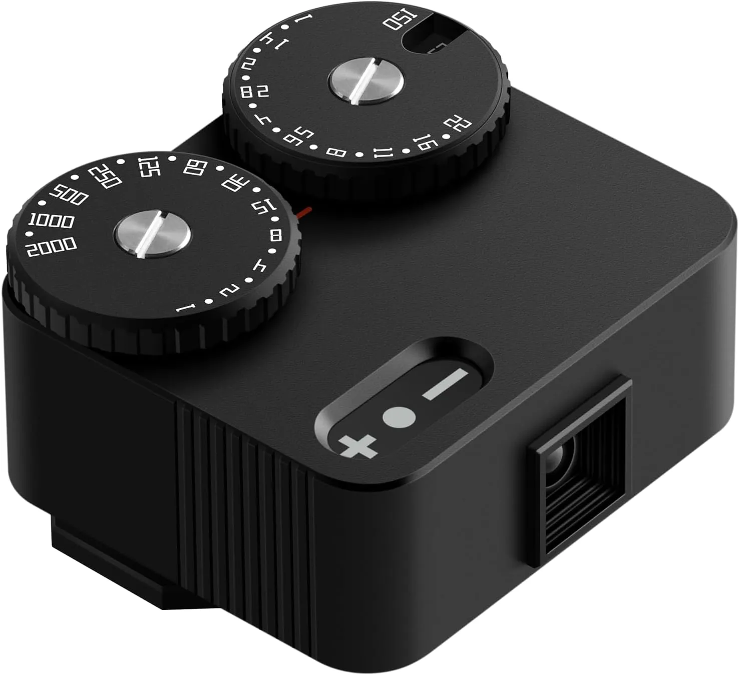 TTARTISAN Light Meter II Two Dial to Adjust ISO Compatible with Cold Shoe Mount for Speed ISO Photography (Black)
