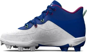 Under Armour Boy's Harper 8 Mid TPU Jr Baseball Shoe
