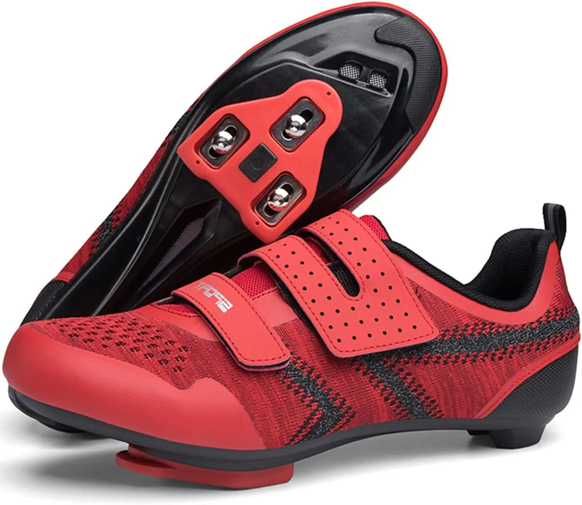 Unisex Cycling Shoes Compatible with Peloton Indoor Riding Road Bicycle with Delta Cleats Outdoor Pedal Bike Shoes