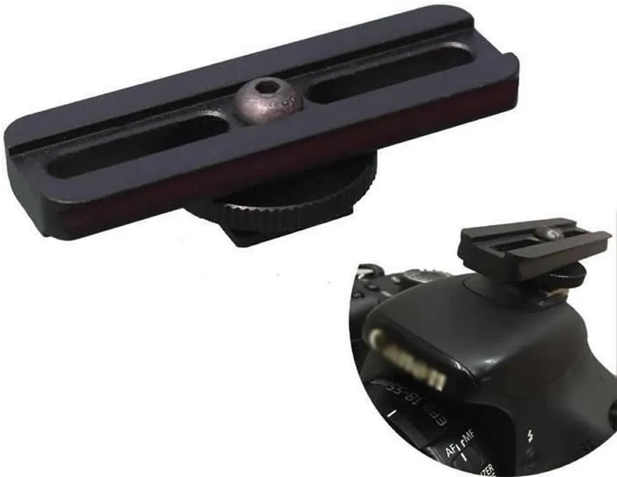Universal Camera Flash Hot Shoe 20mm Rail Adapter for Optics Scope Sight