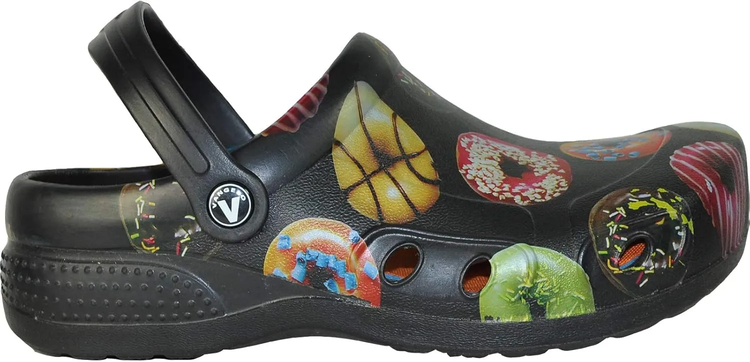 VANGELO Professional Slip Resistant Clog Waterproof Women Work Shoe Nurse Shoe Chef Shoe Ritz Black Lime White Multicolor