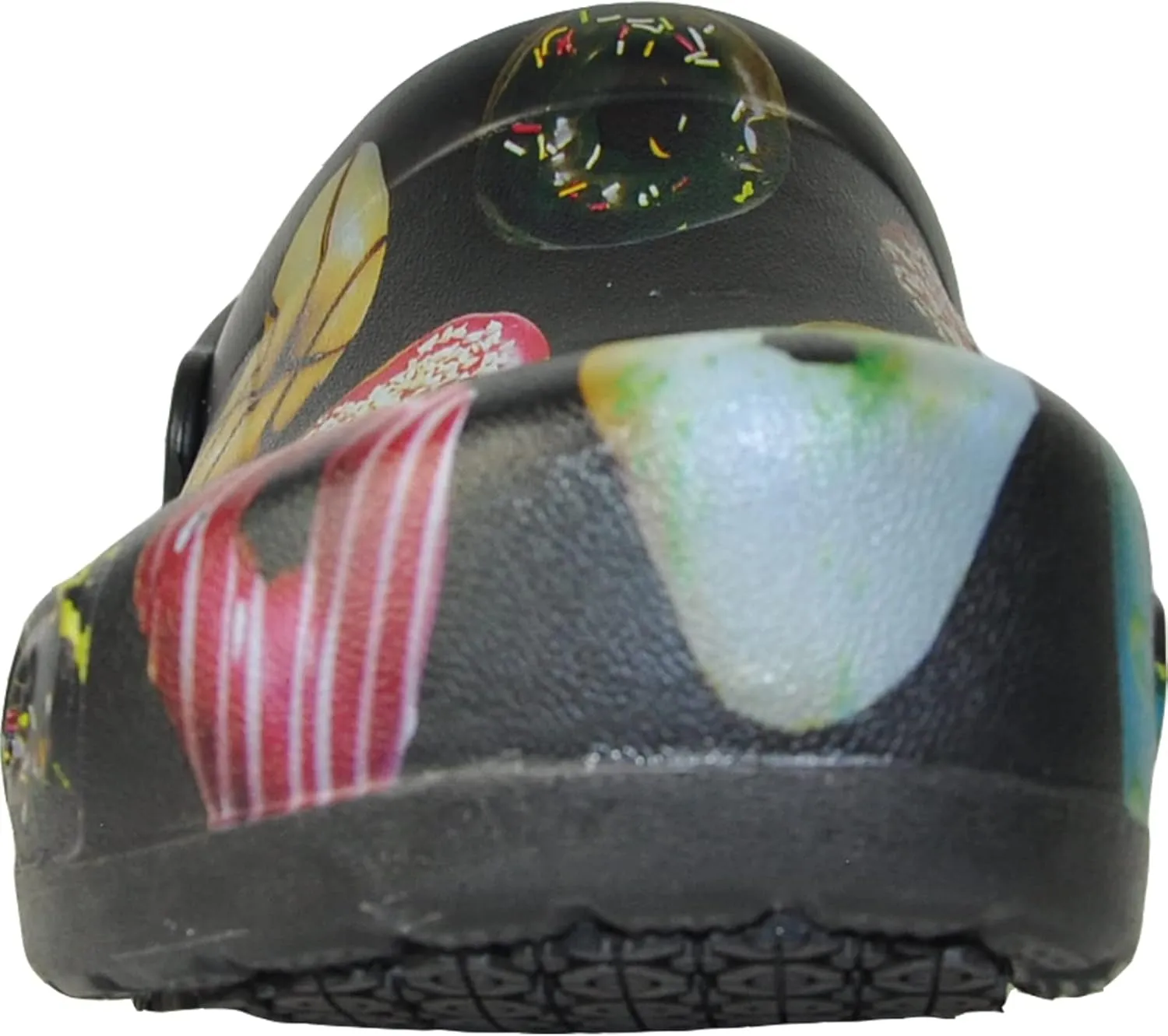 VANGELO Professional Slip Resistant Clog Waterproof Women Work Shoe Nurse Shoe Chef Shoe Ritz Black Lime White Multicolor