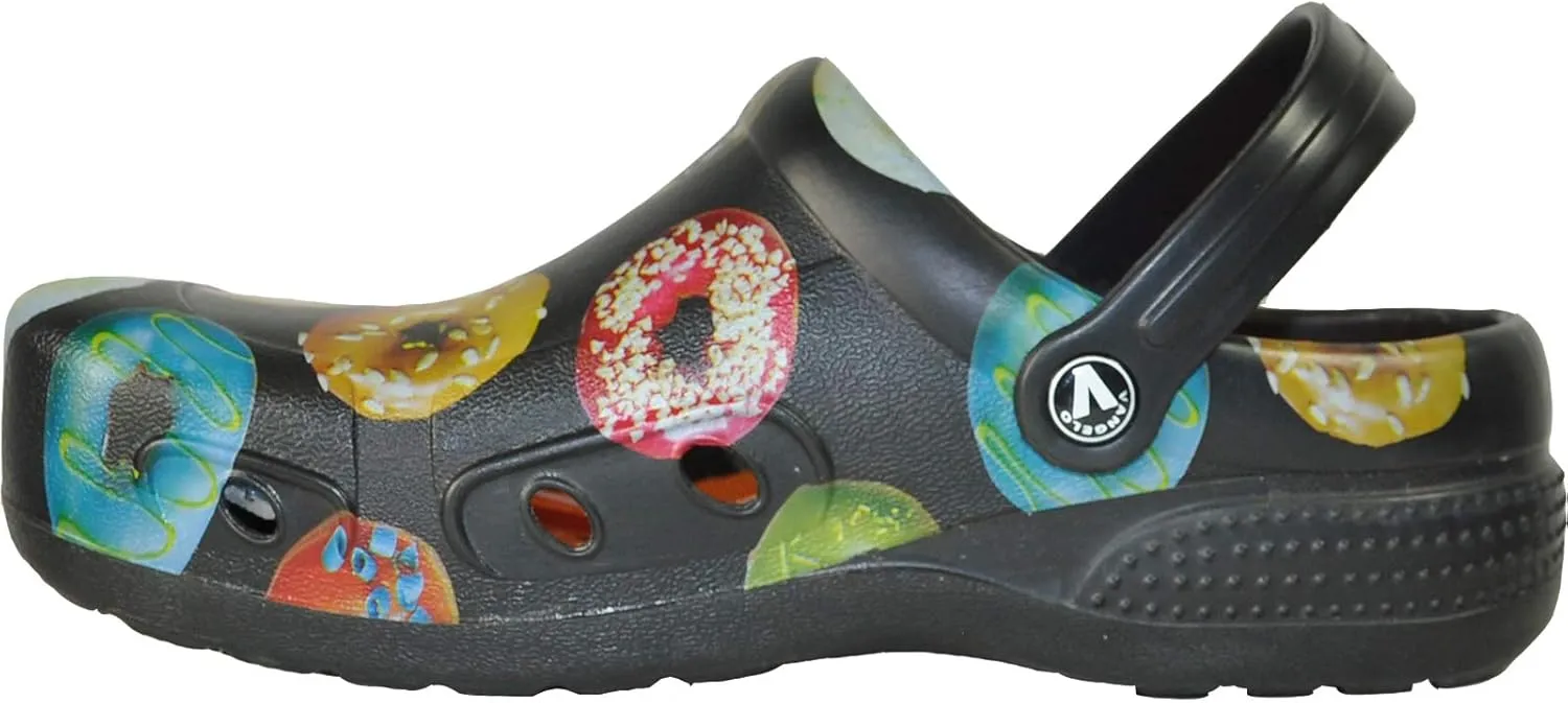 VANGELO Professional Slip Resistant Clog Waterproof Women Work Shoe Nurse Shoe Chef Shoe Ritz Black Lime White Multicolor
