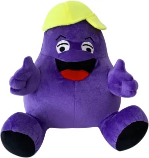 VAOUX Grimace Plush,Grimace Shake Yellow Hat Plush Toy,Stuffed Animal Toy Game Doll Toy Fans Anime Great Gift for Boys and Girls (Hat)
