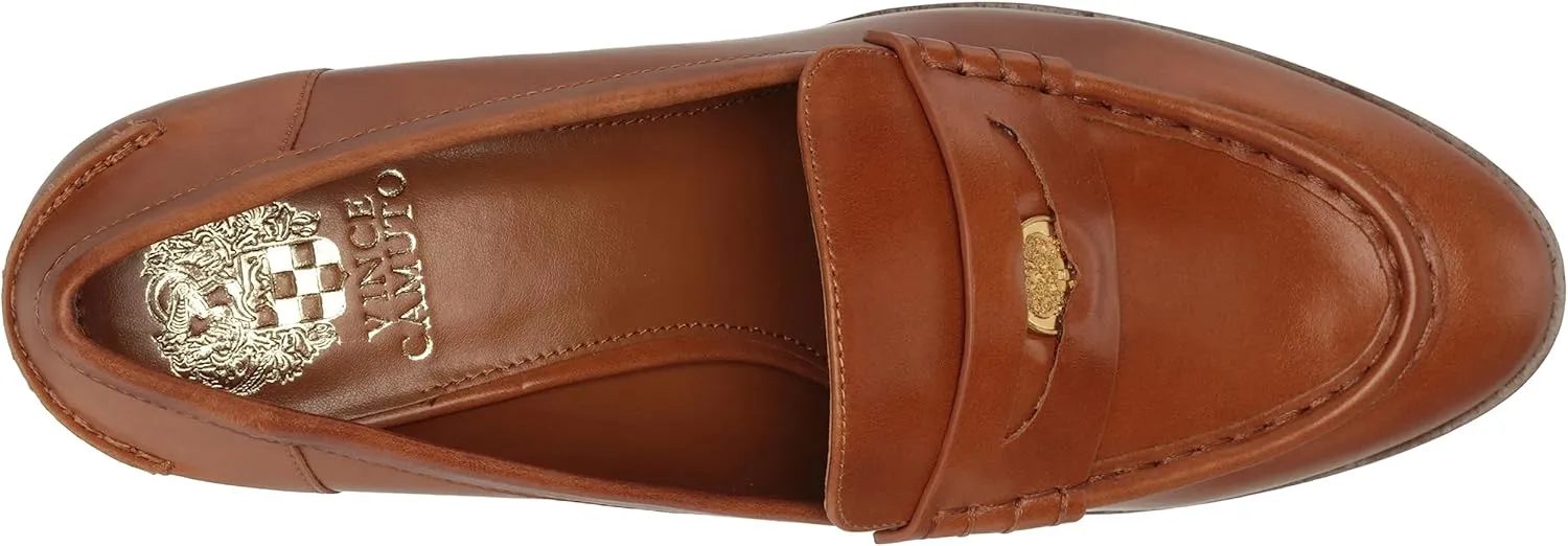 Vince Camuto Women's Carissla Block Heel Loafer Flat
