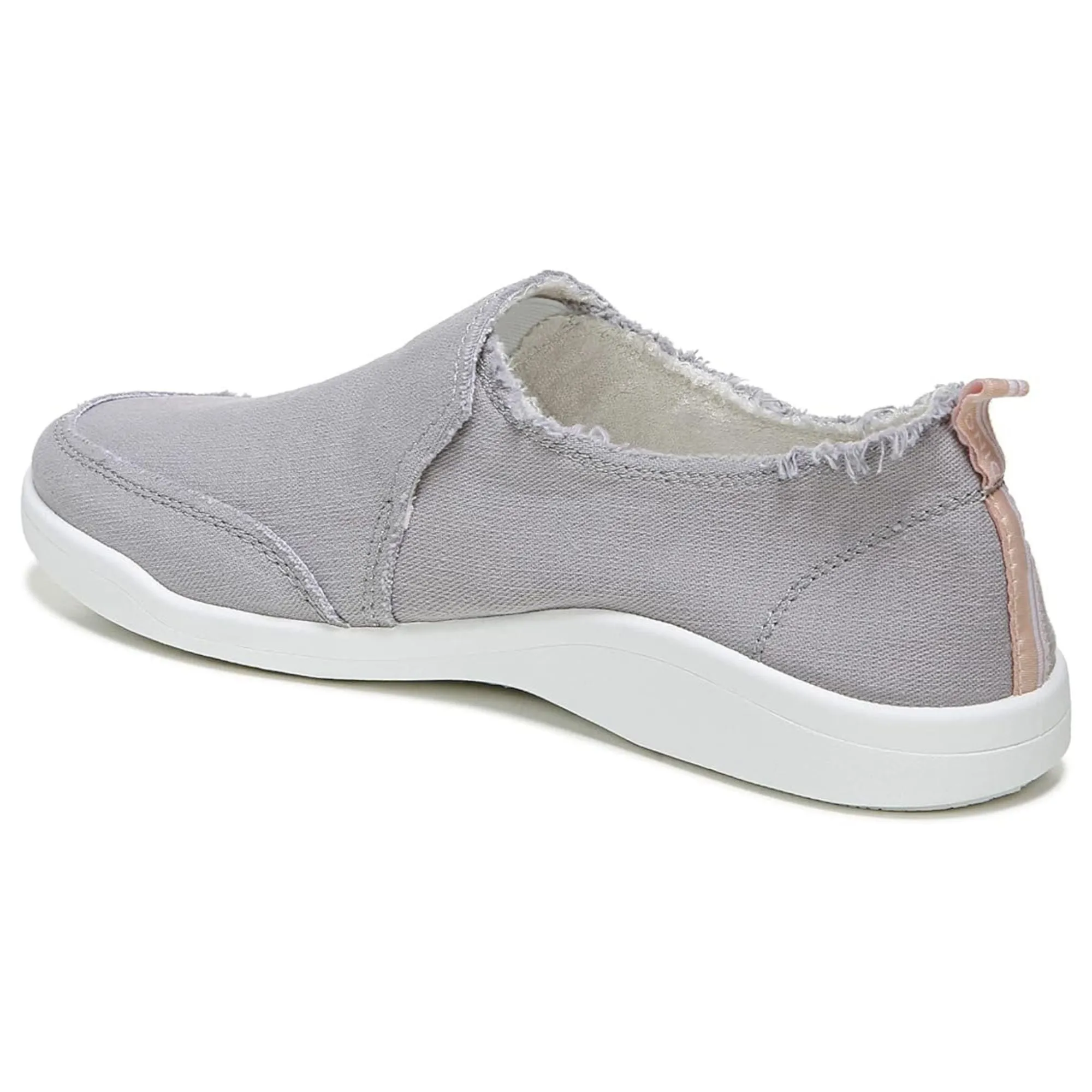 Vionic Women's Beach Malibu Slip On Sneaker Light Grey Canvas