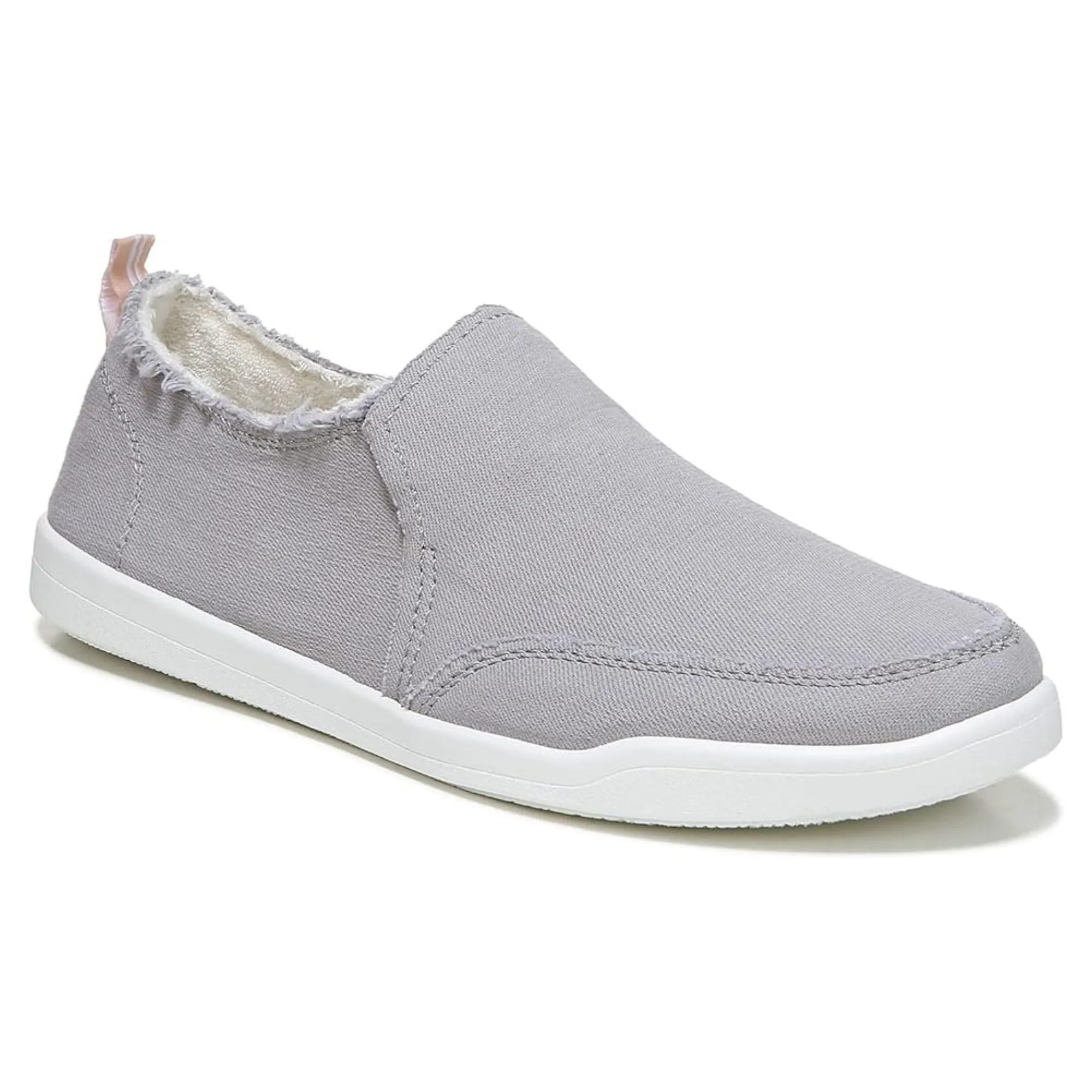 Vionic Women's Beach Malibu Slip On Sneaker Light Grey Canvas