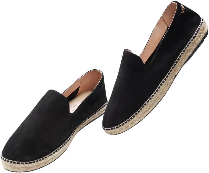 VISCATA Capsasal Suede Espadrilles Handmade Men's Espadrille Flats with Super Soft Suede 100% Natural Jute Midsole Rubber Sole for Extra Comfort for All Casual Occasions