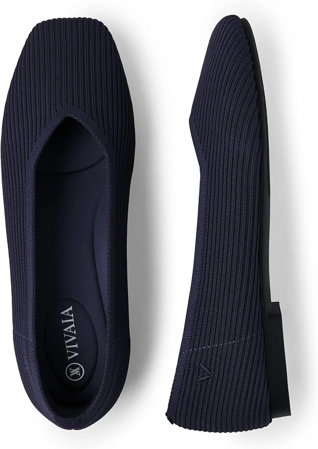 VIVAIA Margot 2.0 Women's Casual Flats Slip on Washable Ballet Flats Shoes Comfortable Square-Toe Style