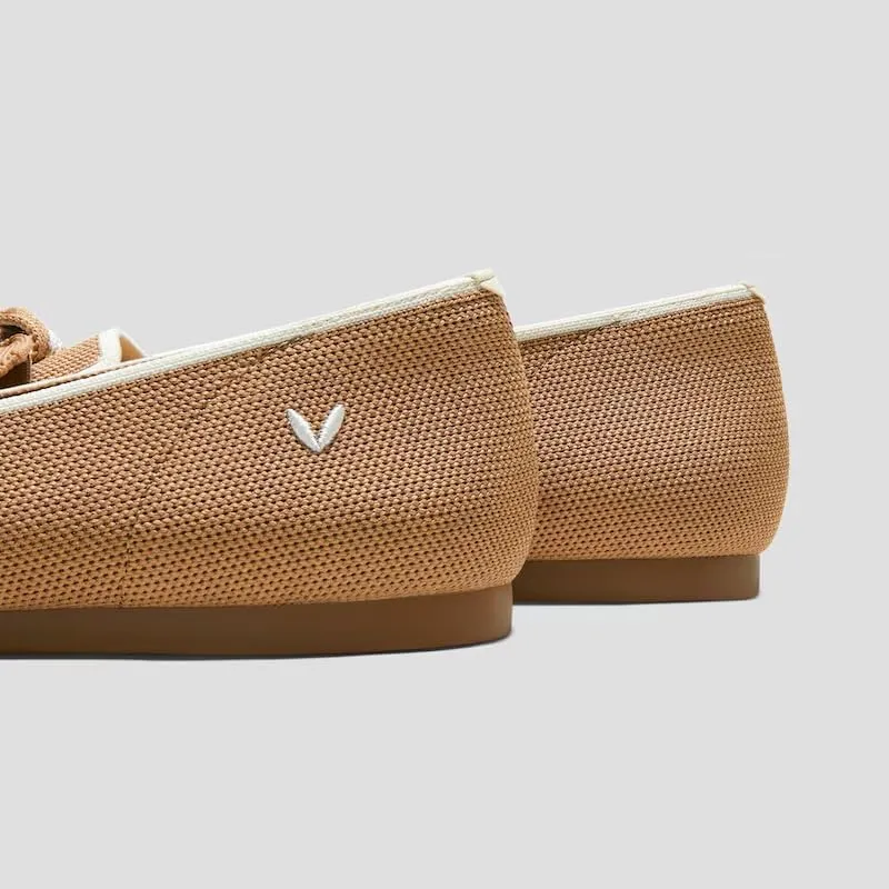 VIVAIA Michelle 2.0 Women's Casual Slip-on Loafer Flats with Elegant Pointed-Toe Silhouette lace-up Bow Shoes