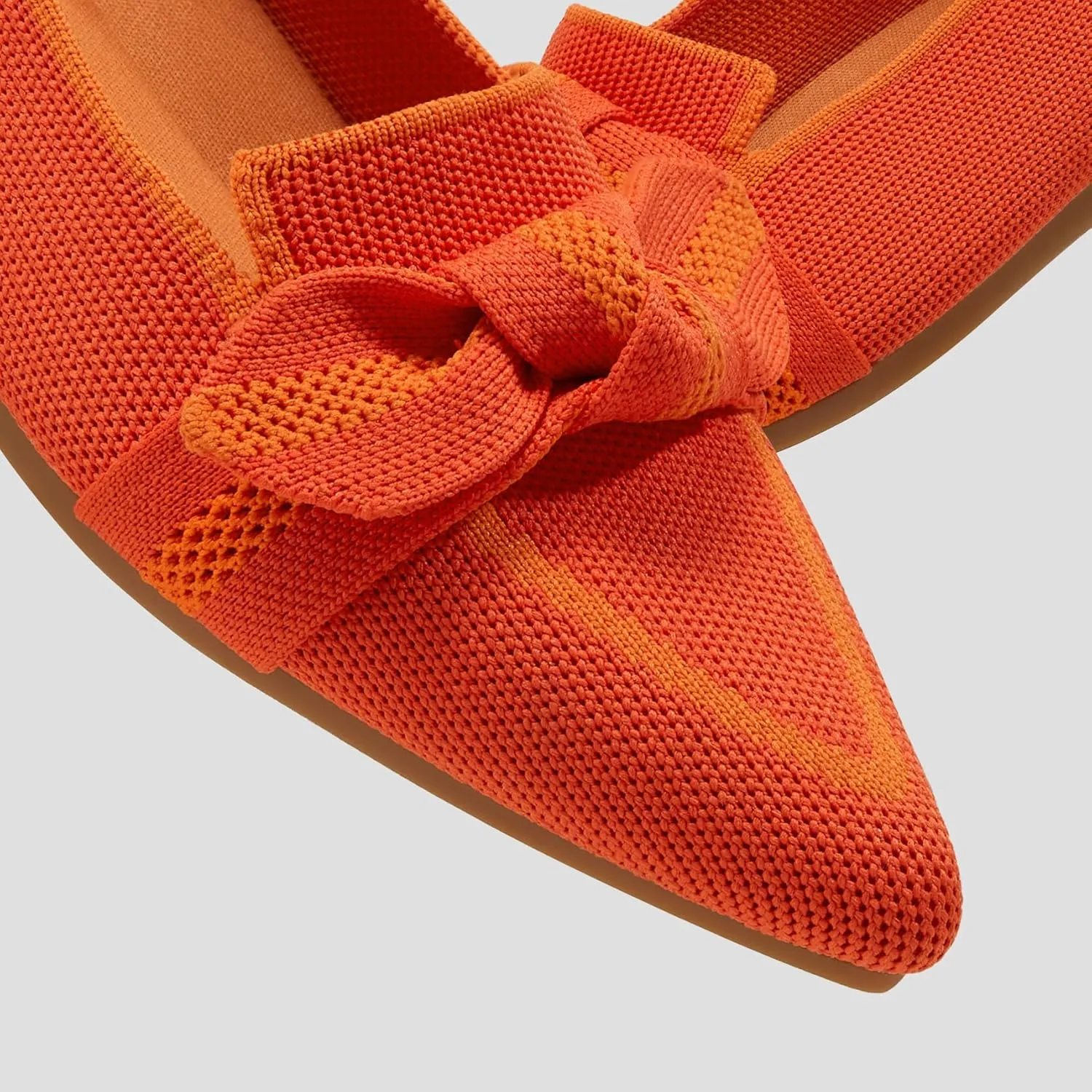 VIVAIA Michelle 2.0 Women's Casual Slip-on Loafer Flats with Elegant Pointed-Toe Silhouette lace-up Bow Shoes