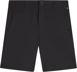 Volcom Boys' Twill Shorts - Stretch Fit Flat Front Chino Golf Uniform Shorts for Boys, Classic Pull-On Style with Belt Loops