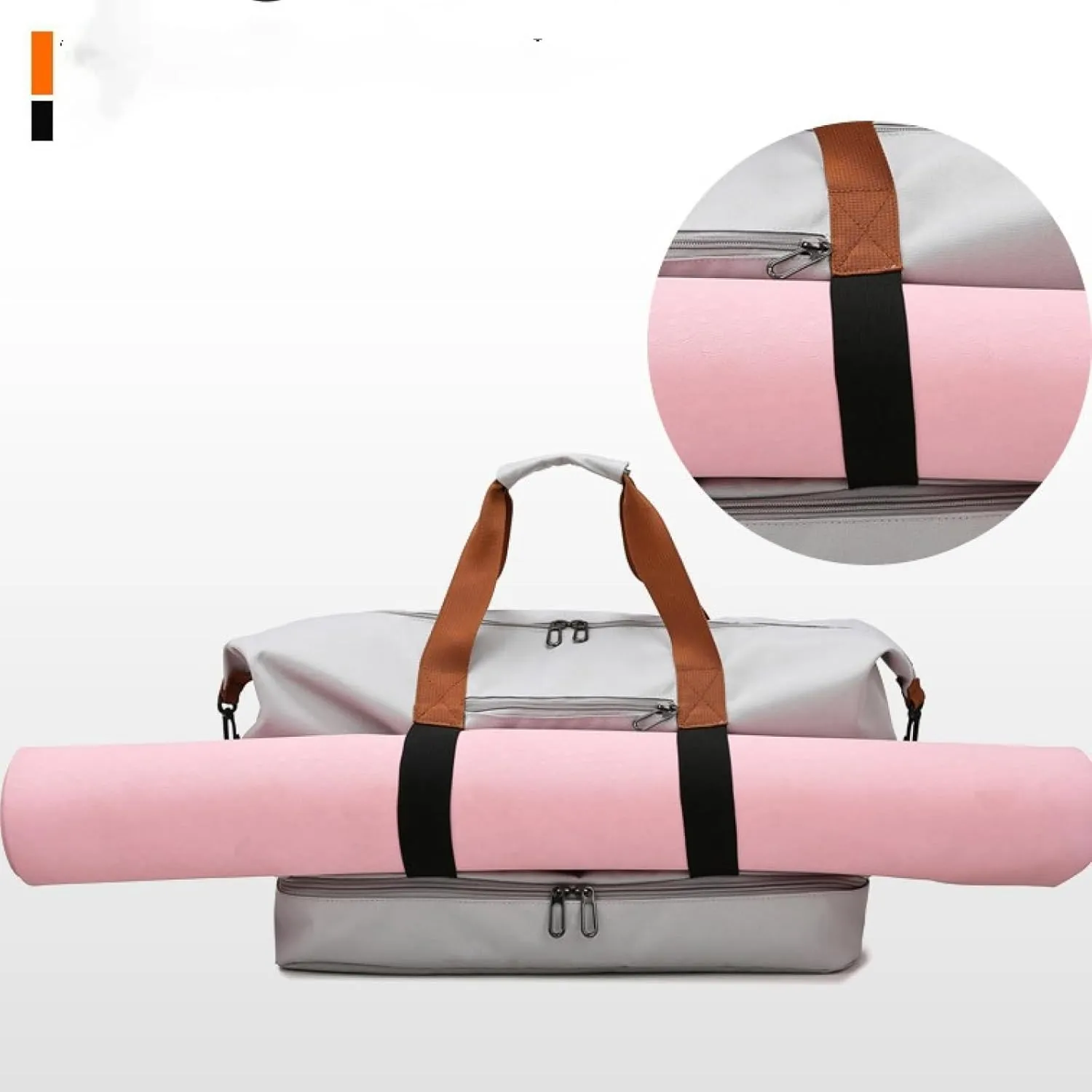 Wet & Dry Separation Gym Bag Large Capacity Expansion Travel Bag With Shoe Compartment Sports Yoga Bag