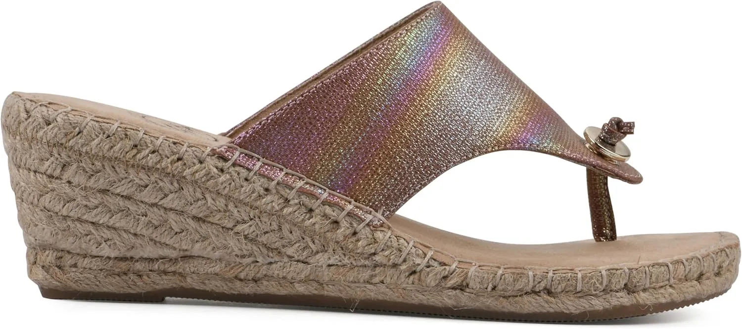 WHITE MOUNTAIN Women's Beachball Espadrille Wedge Sandal