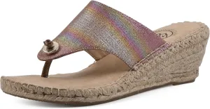 WHITE MOUNTAIN Women's Beachball Espadrille Wedge Sandal