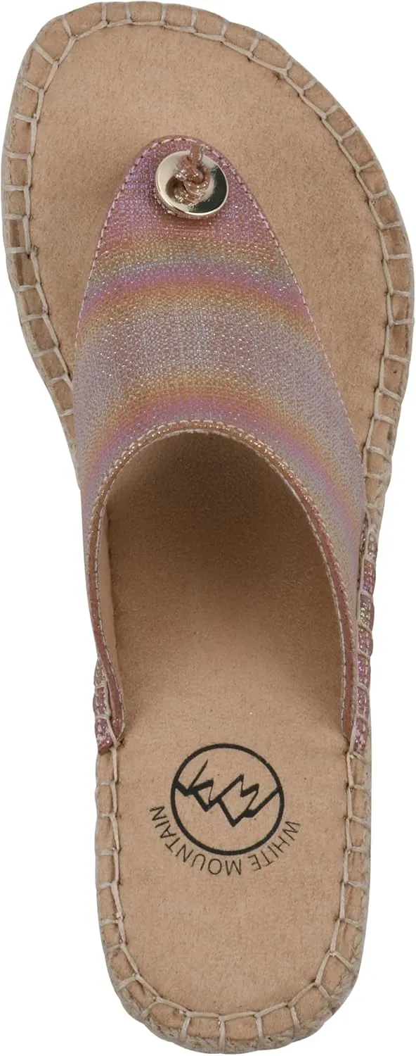 WHITE MOUNTAIN Women's Beachball Espadrille Wedge Sandal