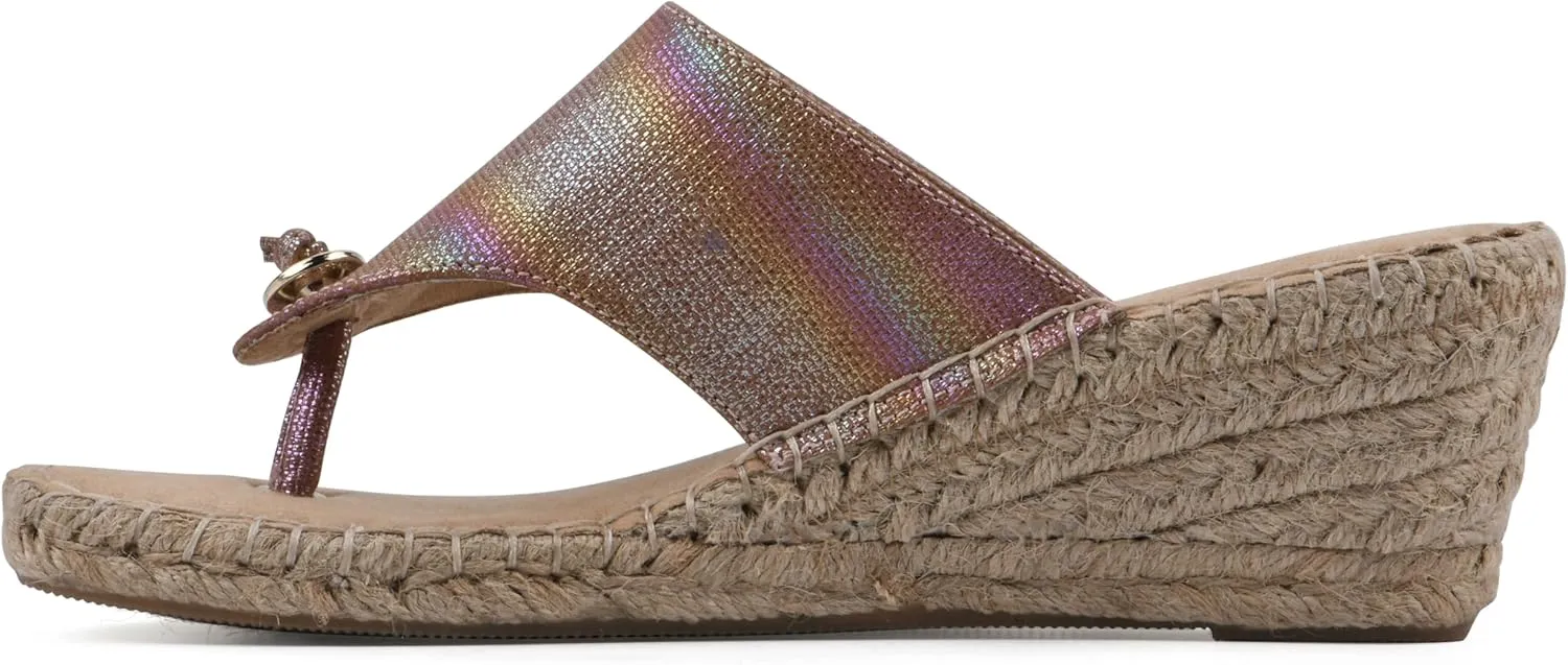 WHITE MOUNTAIN Women's Beachball Espadrille Wedge Sandal