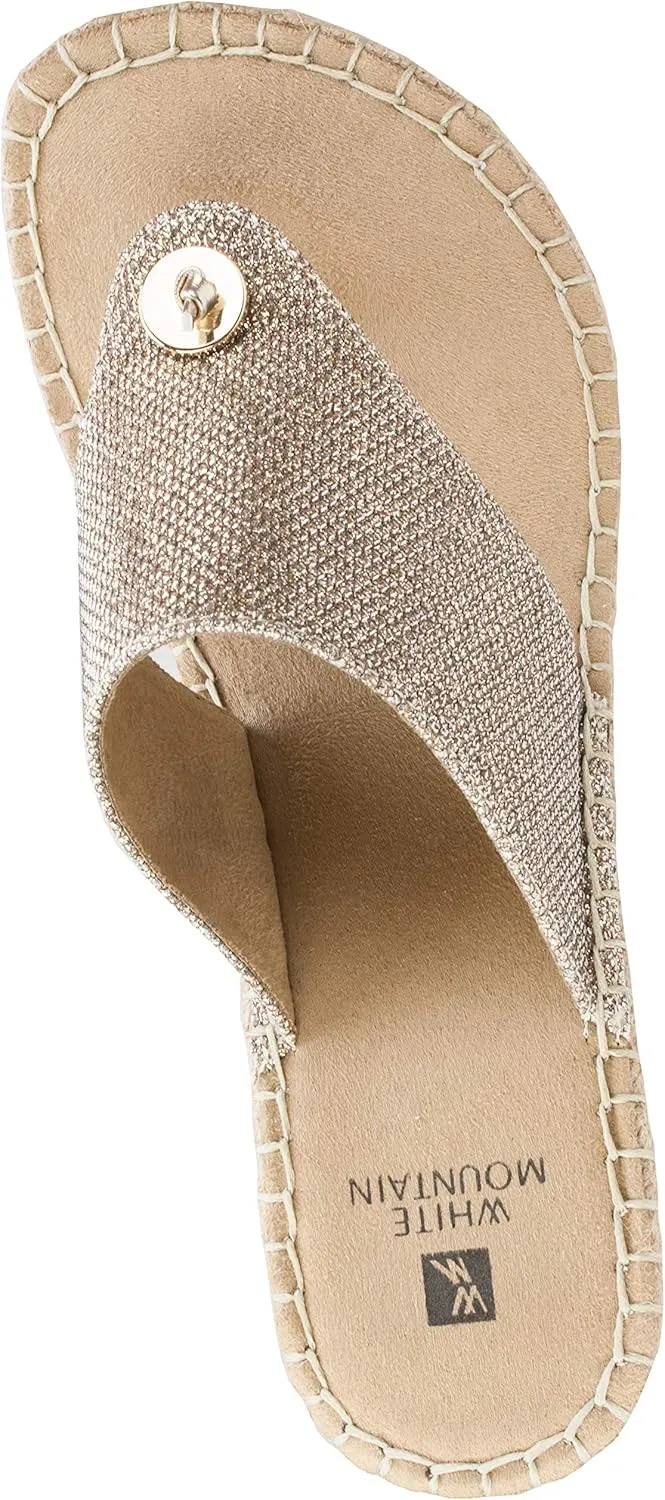 WHITE MOUNTAIN Women's Beachball Espadrille Wedge Sandal