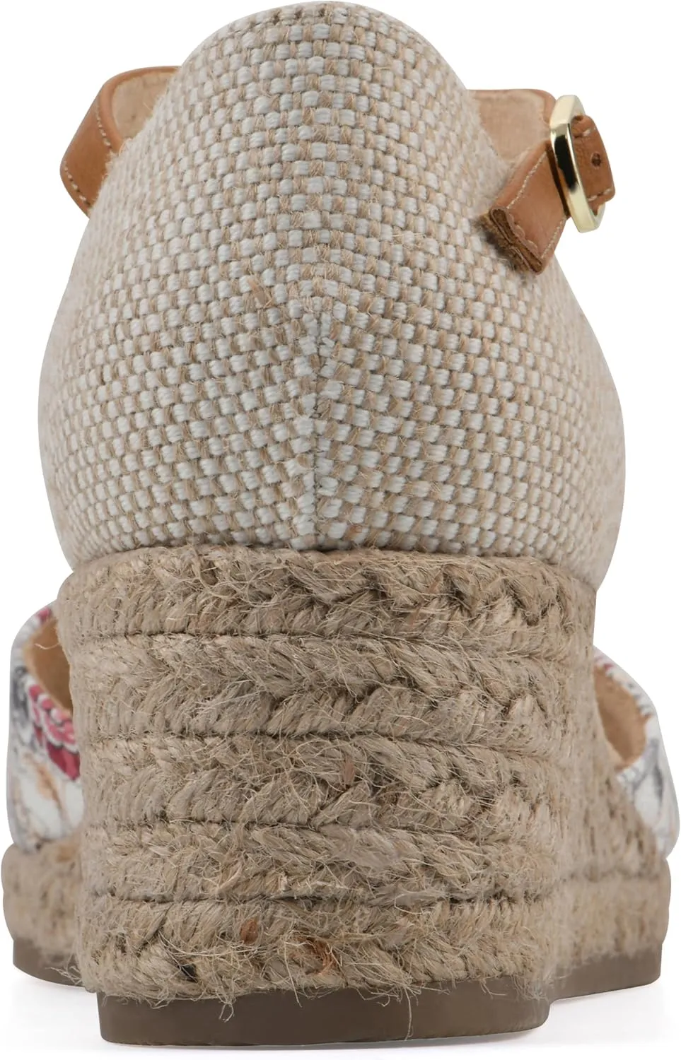 WHITE MOUNTAIN Women's Maintain Mini-Heel Espadrille Sandal