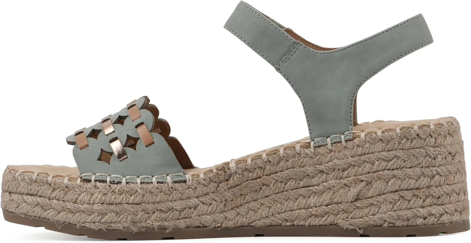 WHITE MOUNTAIN Women's Stride Heeled Sandal