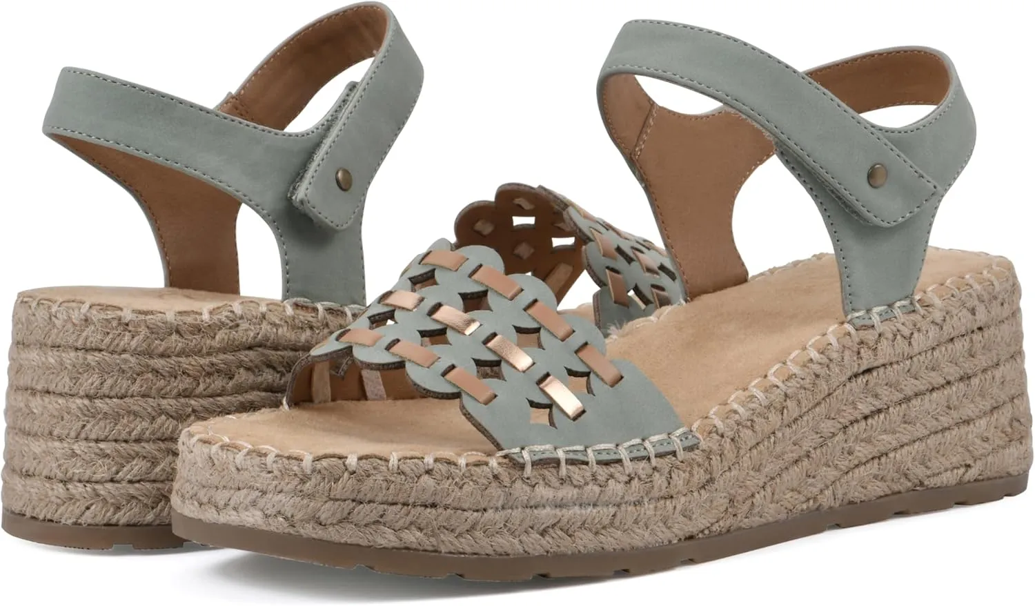 WHITE MOUNTAIN Women's Stride Heeled Sandal