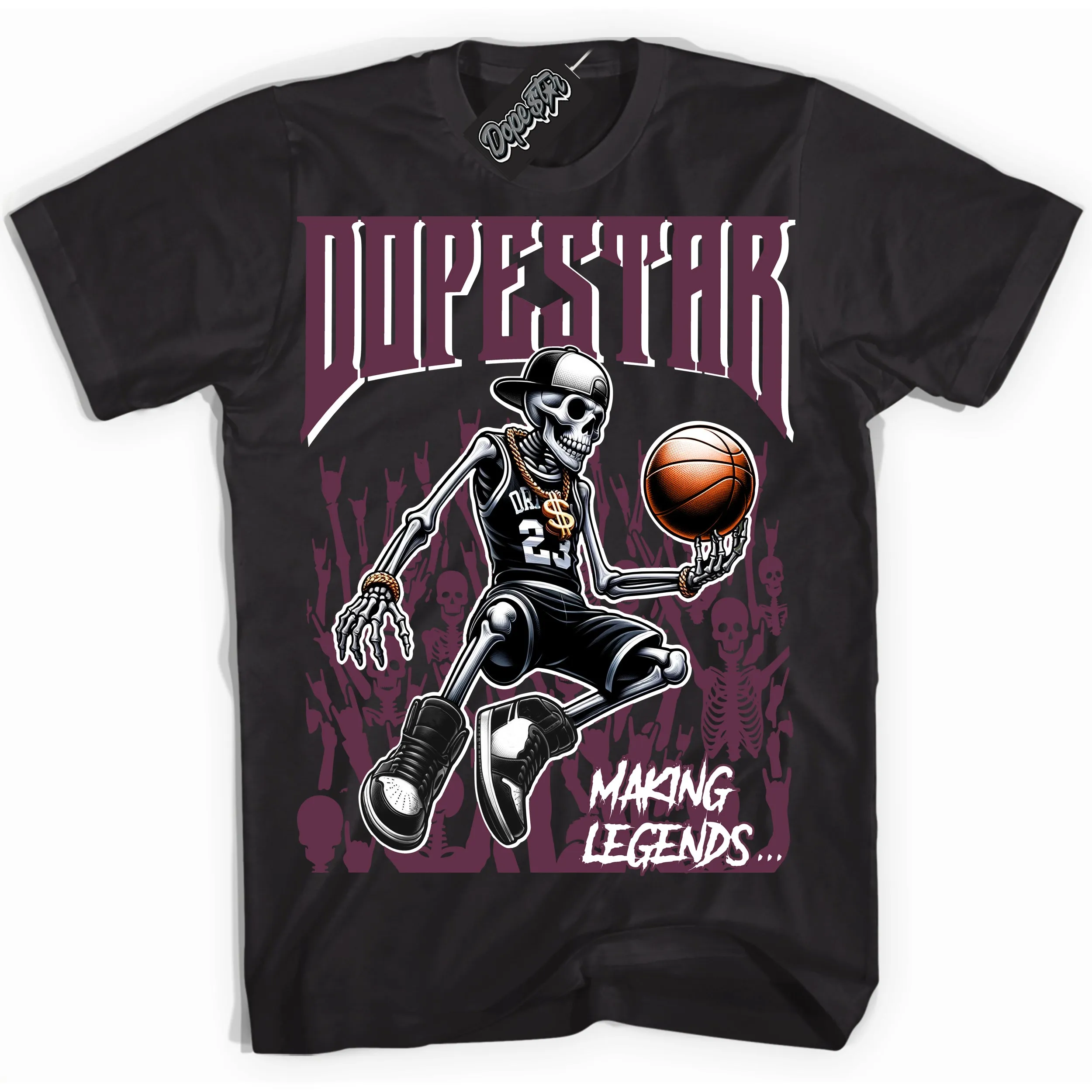 White Viotech Dunks Sneaker Shirt Making Legends Graphic