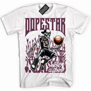 White Viotech Dunks Sneaker Shirt Making Legends Graphic