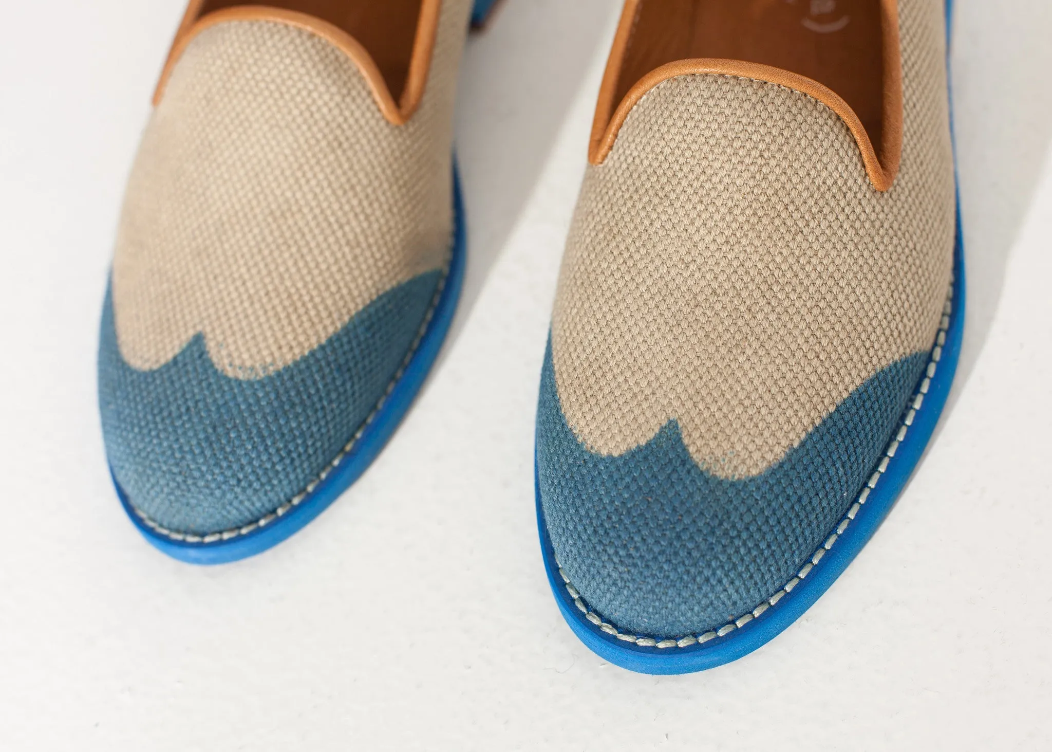 Wingtip Door-to-door Loafer Price drop Blue in