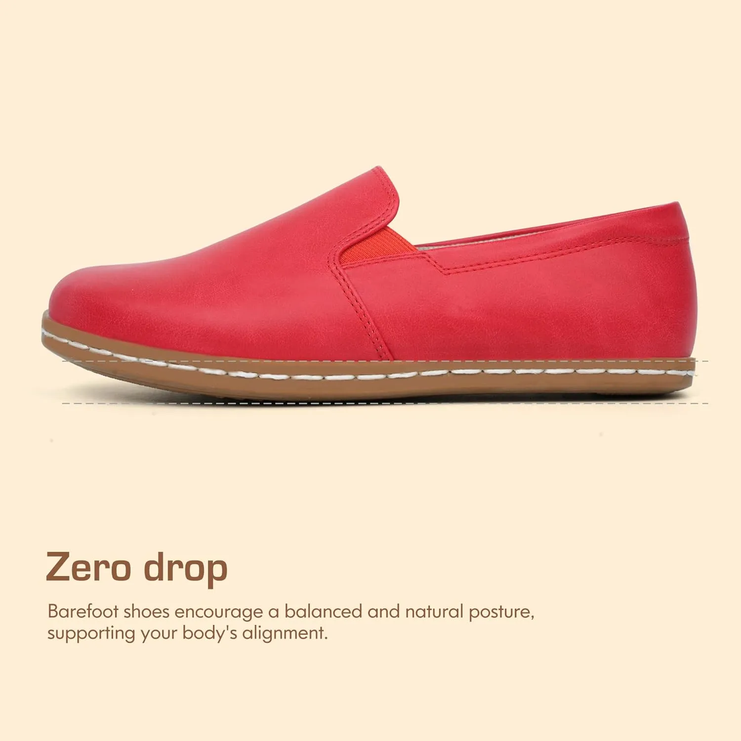 Women Barefoot Dress Shoes Comfortable Walking Loafers