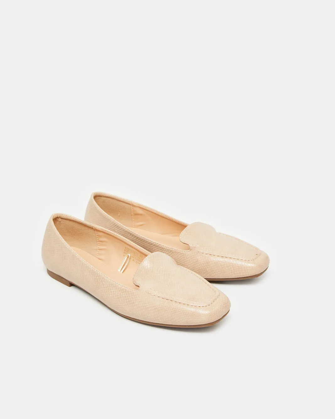 Women Beige Embellished Loafer